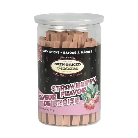Bâtons à Mâcher, Fraise 500gr - Maître Animalier
