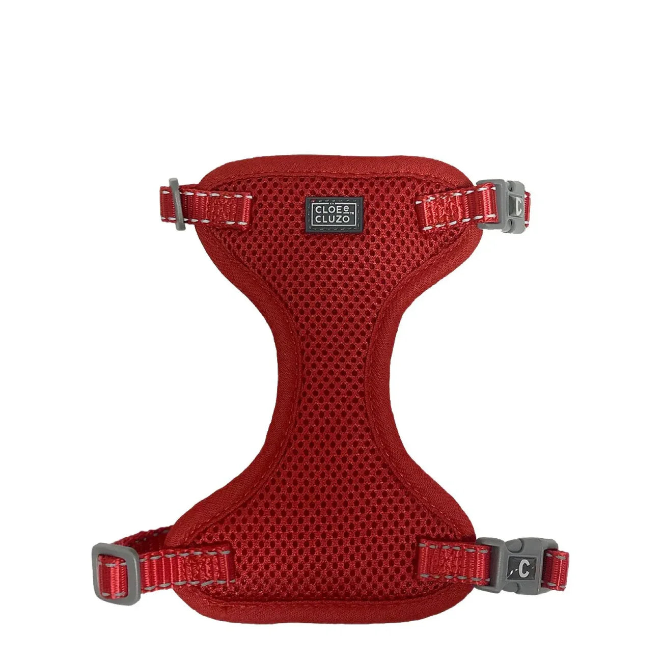 Harnais pour chat en maille, Rouge