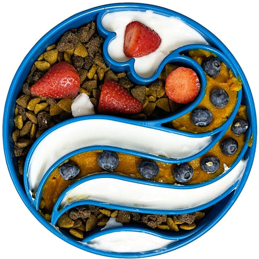 Bol à alimentation lente - Vagues