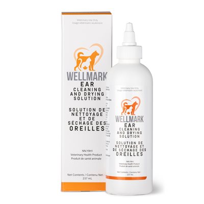Wellmark Solution de Nettoyage et de Séchage des Oreilles 237 ml