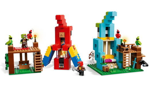 LEGO Minecraft - Les maisons-perroquets, 21282