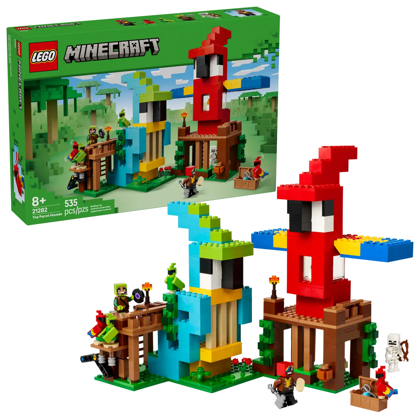 LEGO Minecraft - Les maisons-perroquets, 21282