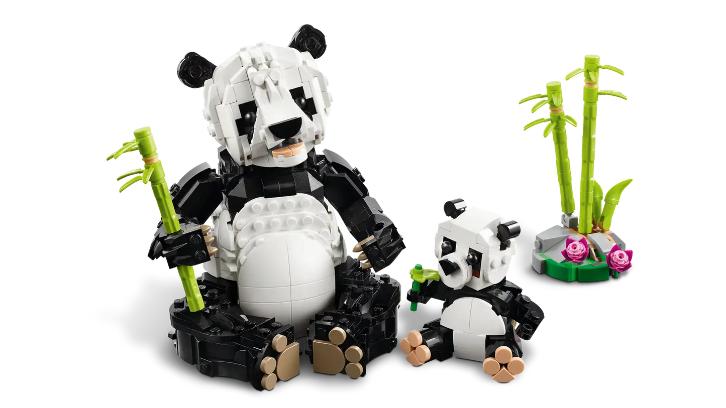 LEGO - Creator Les animaux sauvages : la famille de pandas, 31165