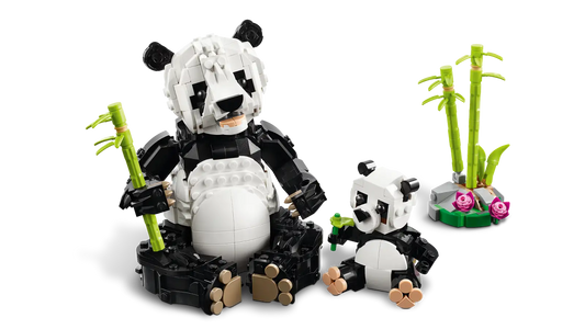 LEGO - Creator Les animaux sauvages : la famille de pandas, 31165
