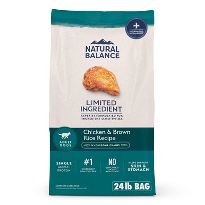 Natural Balance Formule de Poulet & Riz Brun pour Chiens