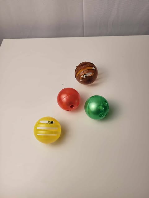 Balle pour chat - Pack de 4 balles #24