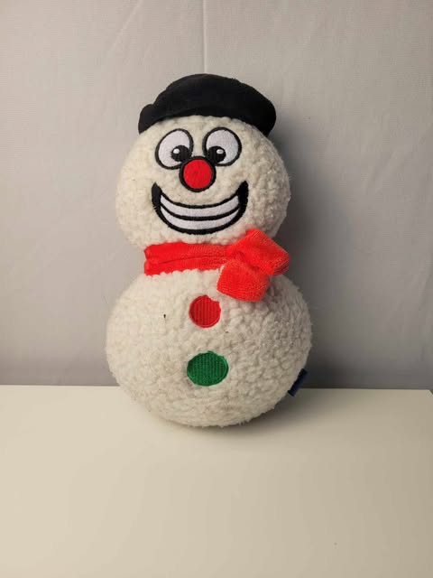 Jouet pour chien - bonhomme de neige souriant
