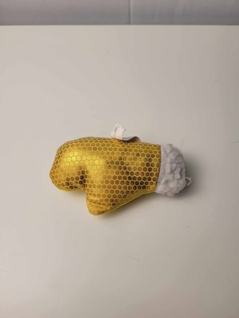 Peluche pour chat - Mitaine jaune