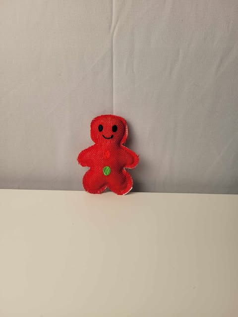 Peluche pour chat - Pain d'épice rouge