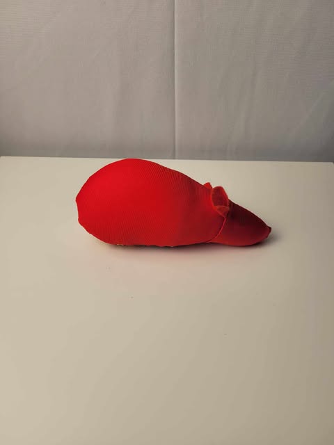 Peluche pour chat - Sourit rouge