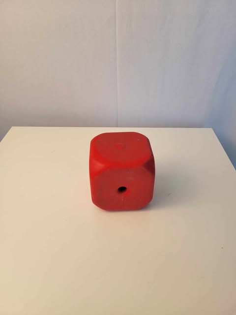 Jouet pour chien - Carré rouge Solide