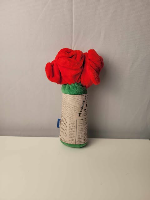 Jouet pour chien - Rose rouge