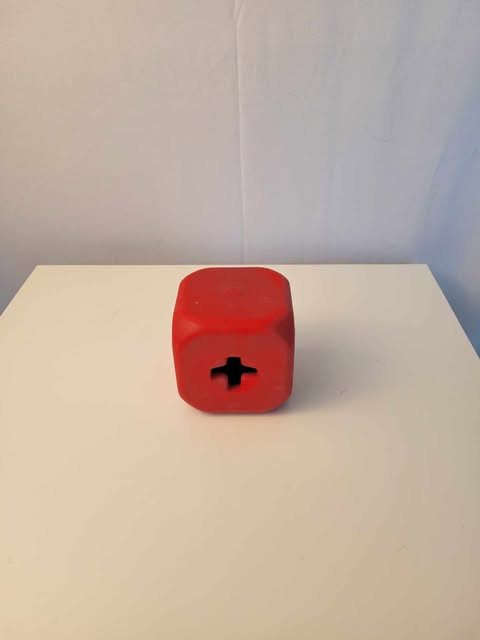 Jouet pour chien - Carré rouge Solide