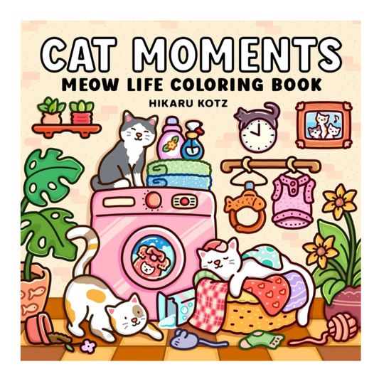 Moment de chat, volume 1 – Livre de coloriage