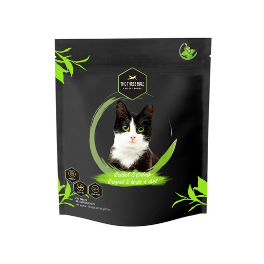 Gâteries pour chats - Criquets & Herbe À Chat 100g