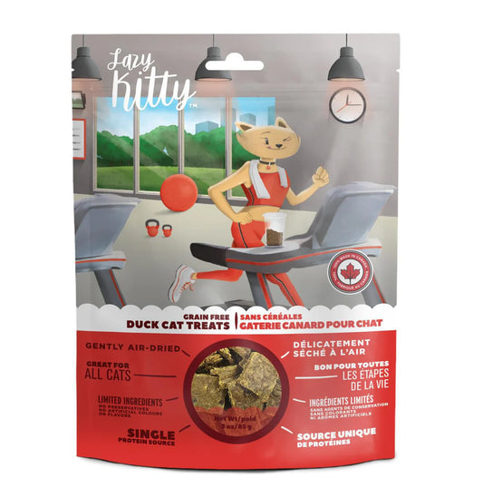 Lazy kitty friandises au canard 3 oz