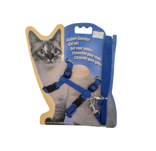 Kit harnais et laisse pour chats