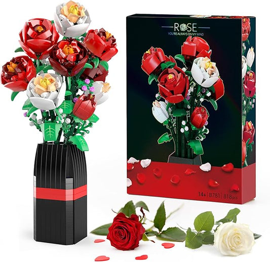 EDUCIRO – Ensemble de construction : Bouquet de fleurs (818 pièces)