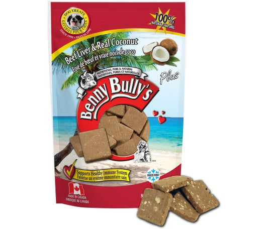 Gâteries Pour Chien - Foie De Boeuf Plus Coconut, 58gr