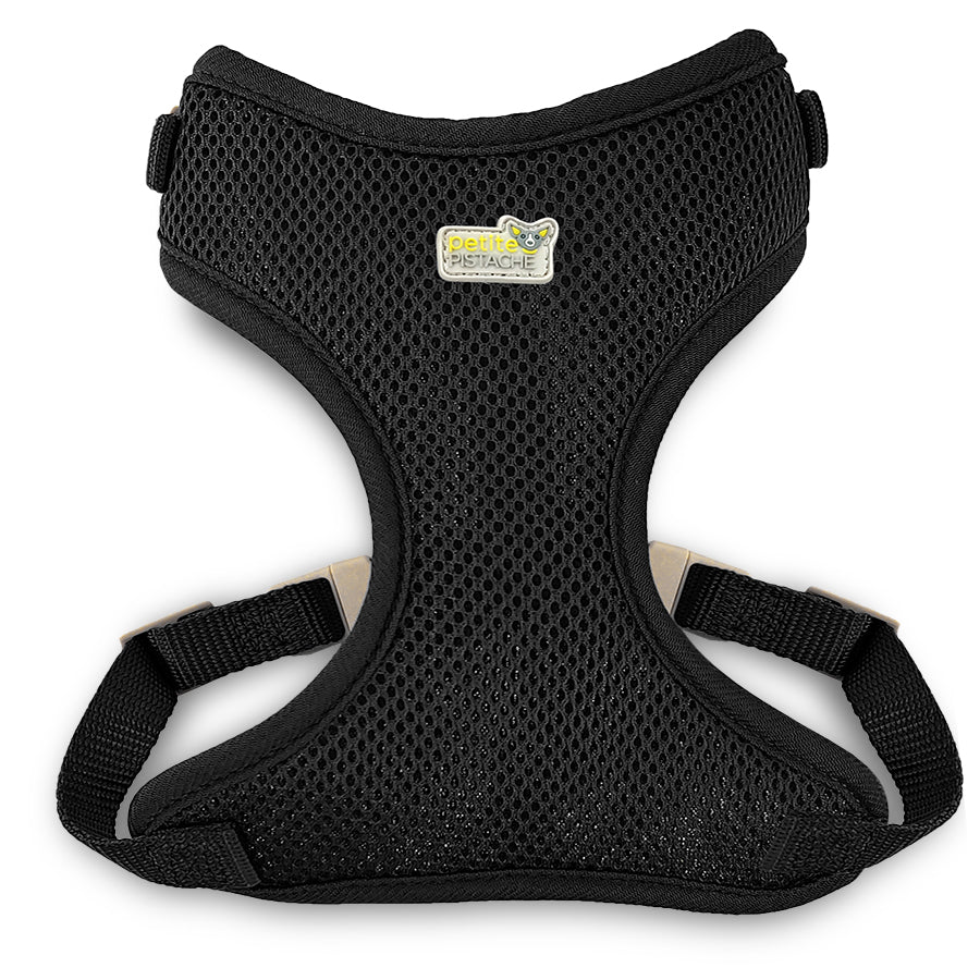 Petite Pistache, Harnais Noir Pour Petits Chiens