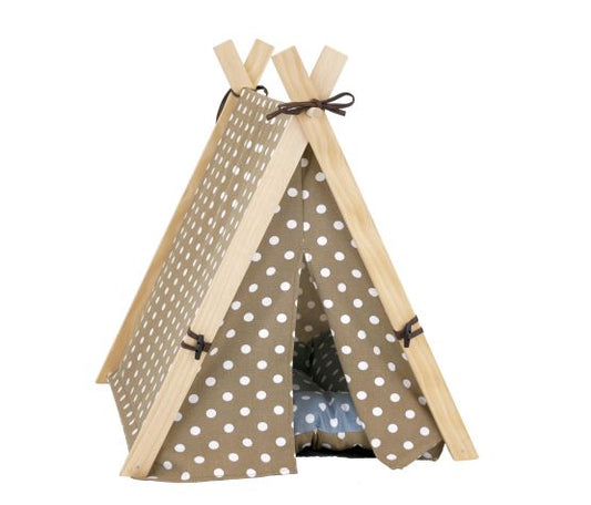 Tente Style "camping" - Brun