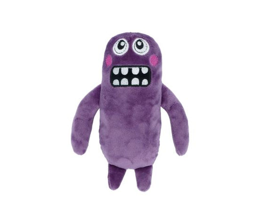 Jouet En Peluche Pour Chien - Monstre "croque-tête" Mauve 20cm