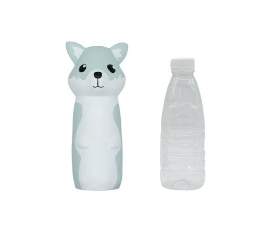 Jouet En Latex Pour Chien Avec Bouteille D'eau Recyclée - Loup 19cm