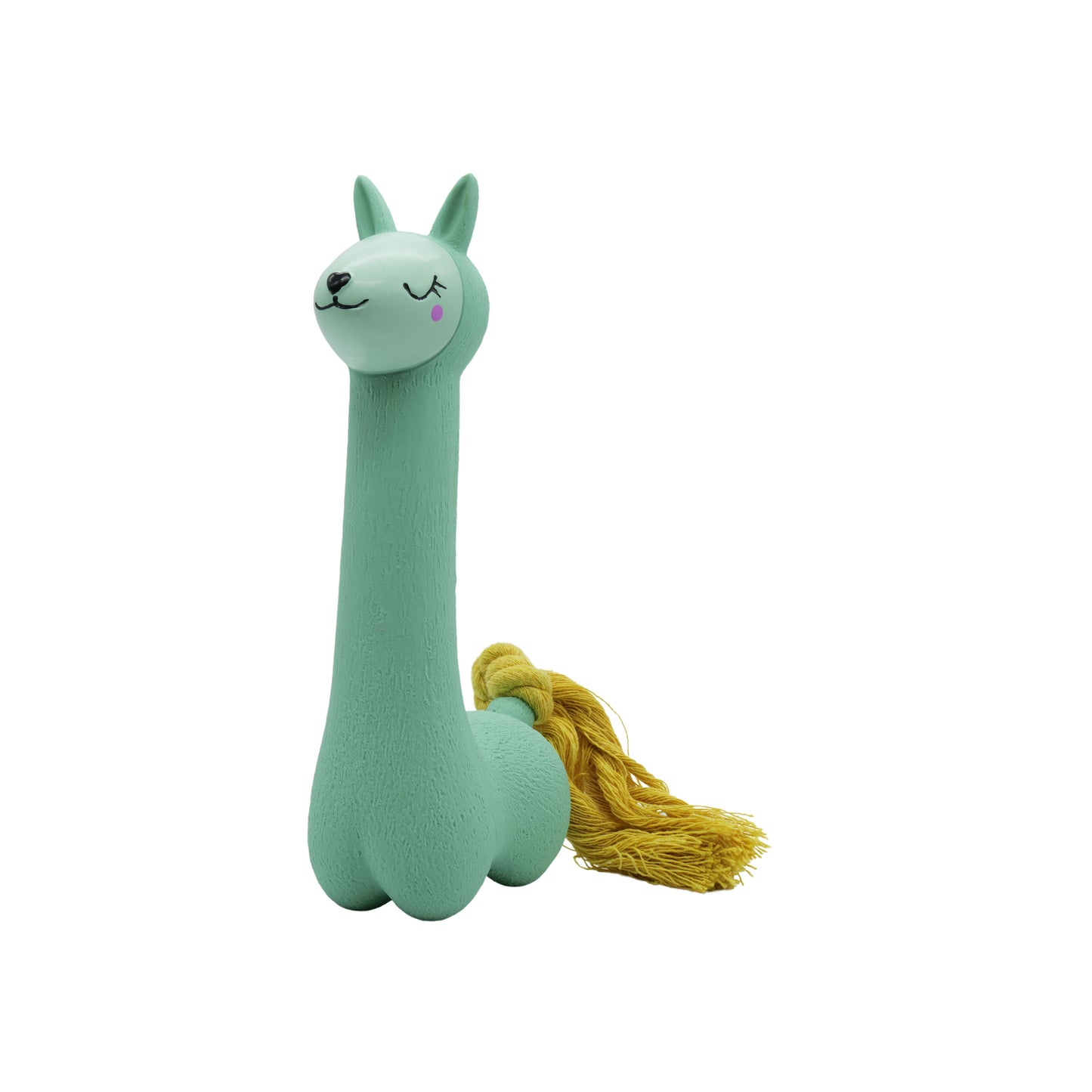 Jouet En Latex Avec "squeaker" Pour Chien - Lama Avec Queue, 18cm
