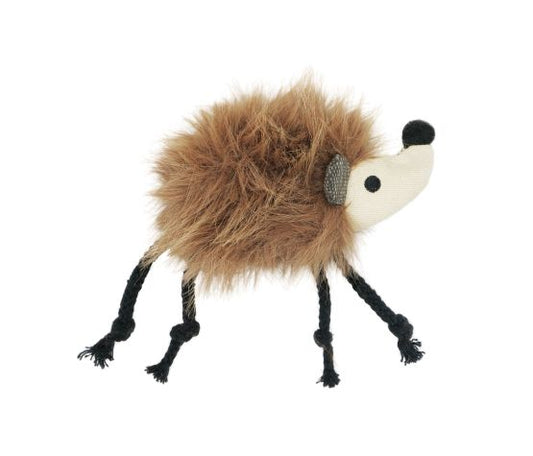 Jouet Pour Chat, Avec Pochette Et Herbe à Chat Insérée - Hérisson Soyeux 23cm