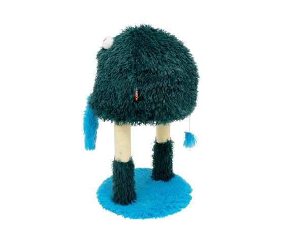 Bud'z Arbre à Chat, Petit Monstre - Avec Sisal Et Lit à Capuchon, Bleu