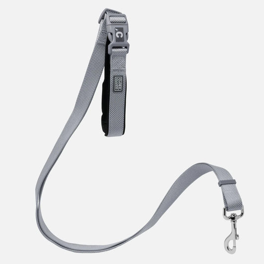 Laisse pour chien réglable en 5 directions - Gris