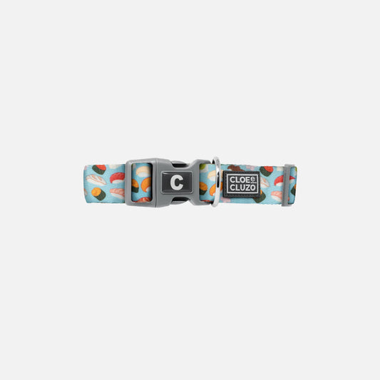 Collier pour chien imprimé Sushi