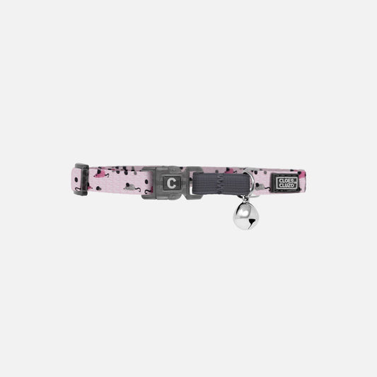 Collier pour chat petite souris rose