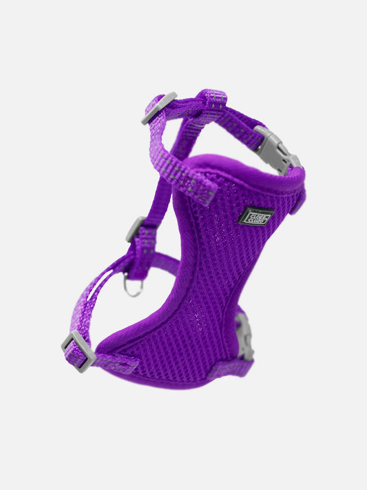 Harnais pour chat en maille, Mauve