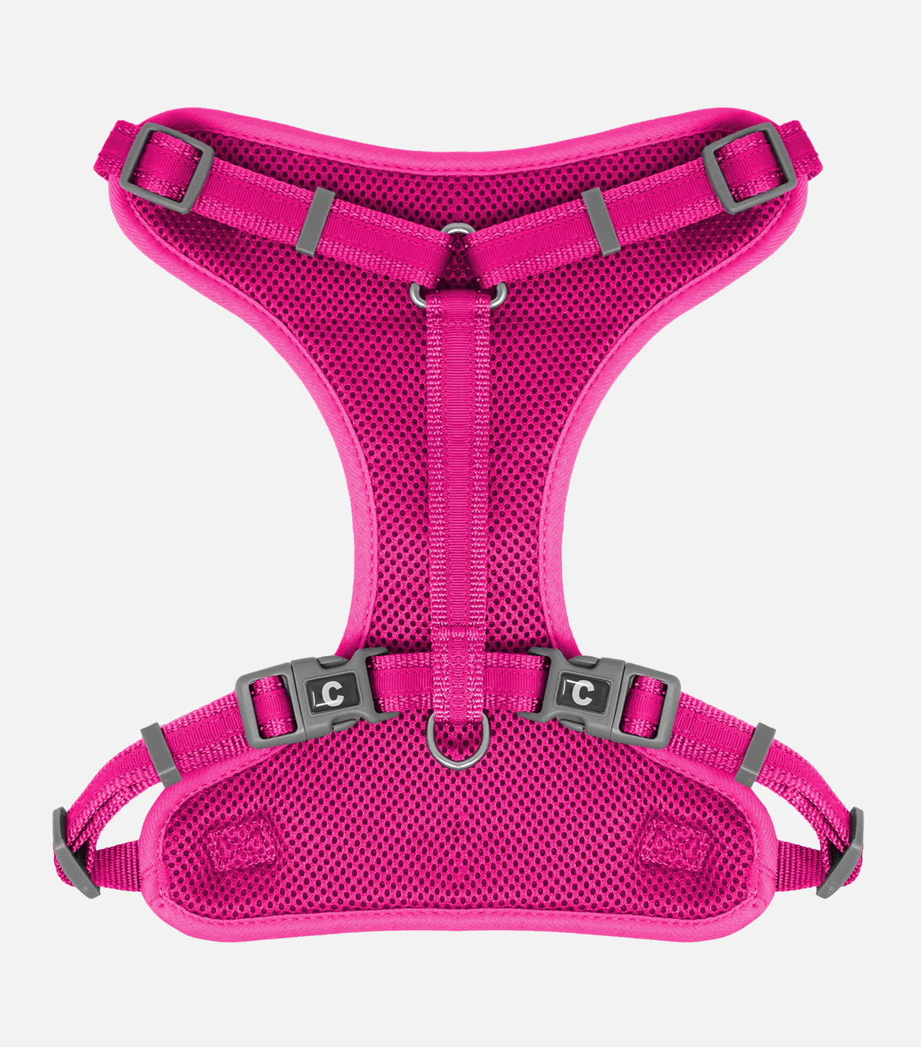 Harnais en maille réglable pour chiens - Rose