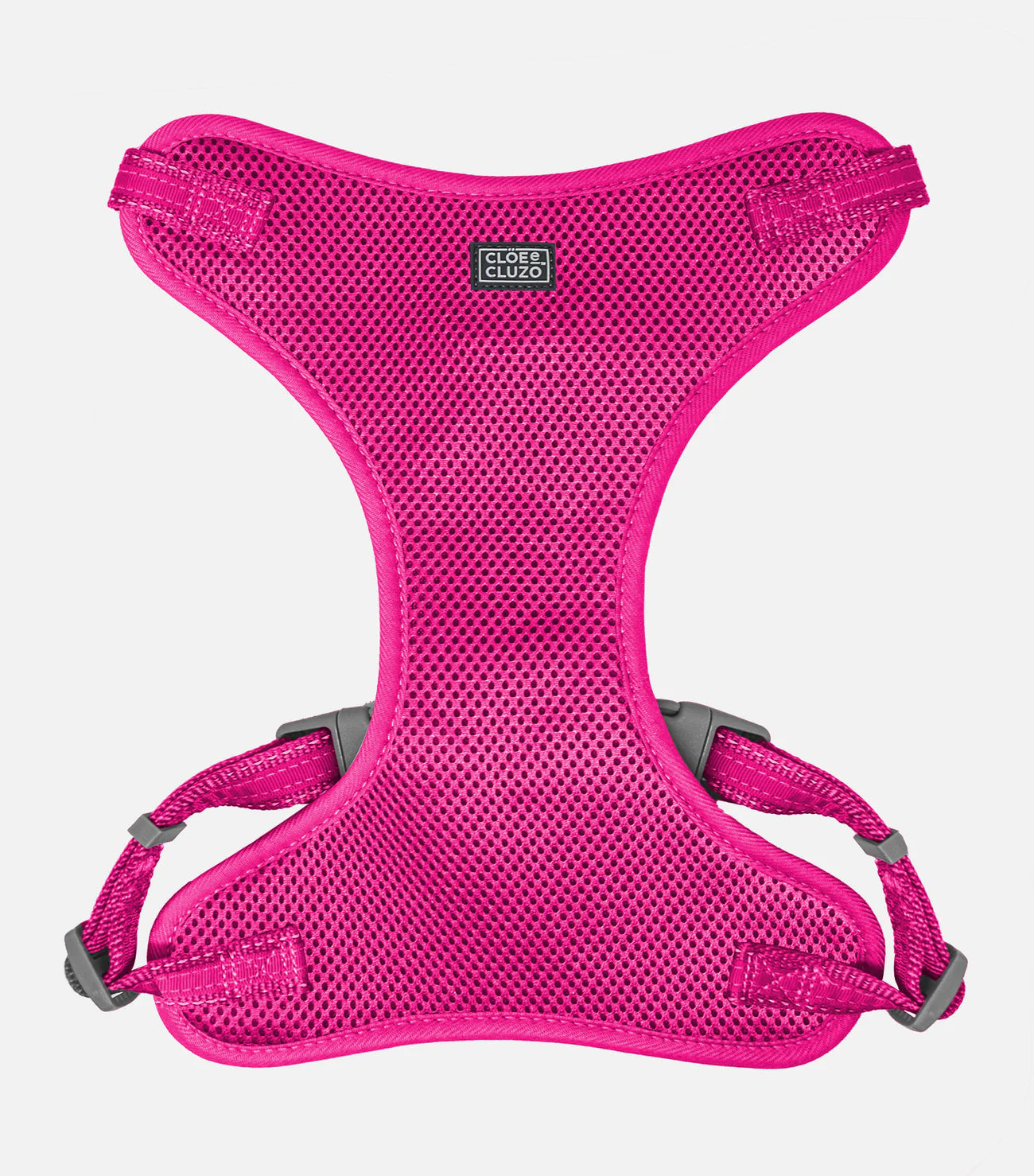 Harnais en maille réglable pour chiens - Rose