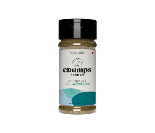 Gâteries Pour Chien, Flocons à Saupoudrer, Poisson + Superaliment Vert 110g