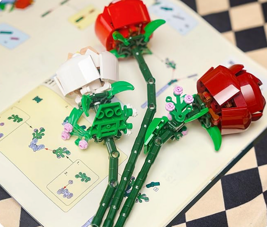 EDUCIRO – Ensemble de construction : Bouquet de fleurs (818 pièces)