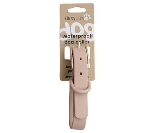 Collier Imperméable Pour Chien, Couleur Beige