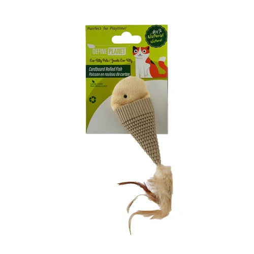 Jouet Pour Chat, Poisson En Rouleau De Carton