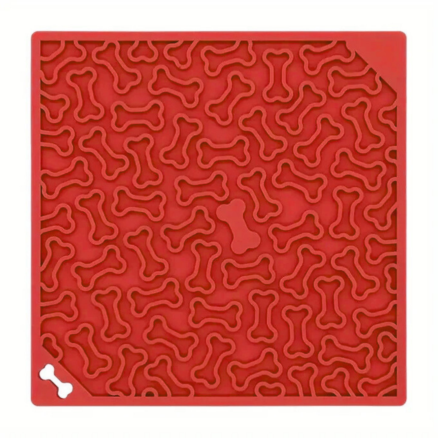 Tapis de Léchage en Silicone - Os - Maître Animalier