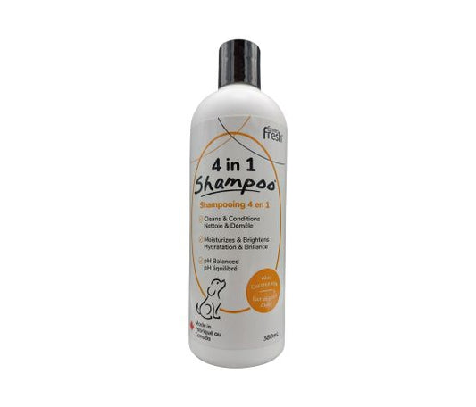 Shampoing Pour Chien, 4 En 1 - Lait De Coco & Aloès 380ml