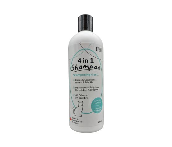 Envirofresh Shampoing Pour Chat, 4 En 1 - Lavande & Camomille 380ml