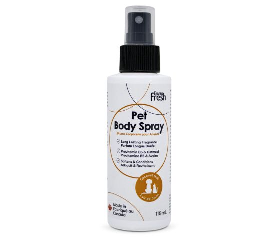 Brume Corporelle Pour Animaux, Provitamine B5 & Avoine - Lait De Coco 118ml