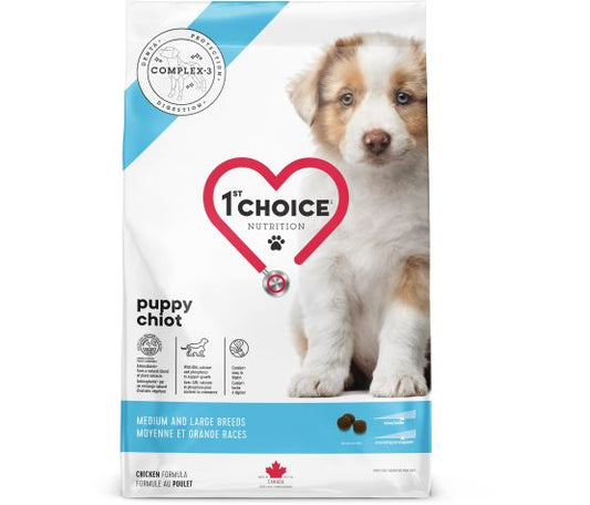 1st Choice Nourriture Pour Chiot, Moyenne Et Grande Races - Poulet