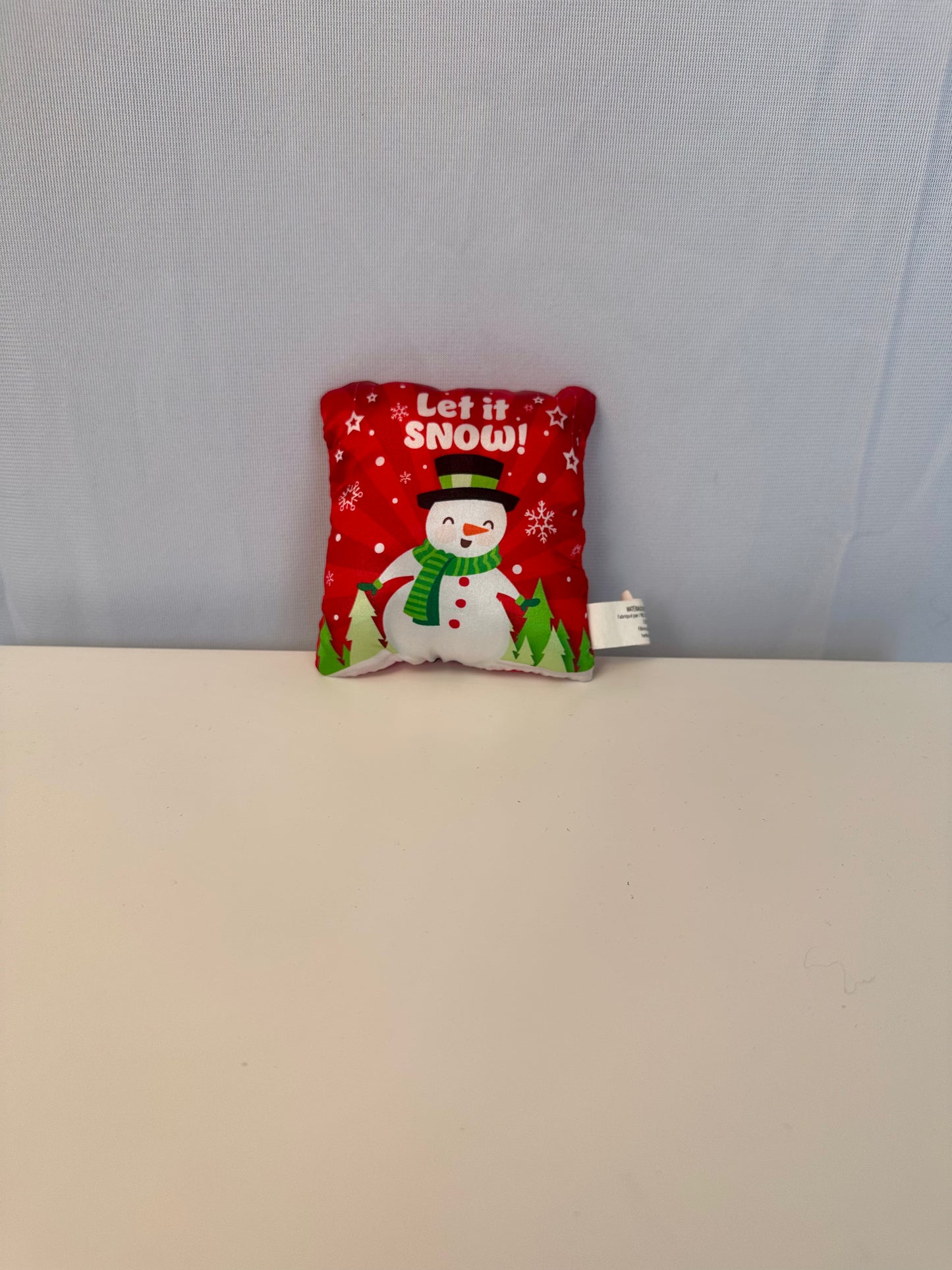 Peluche pour chat - Coussin rouge de noël