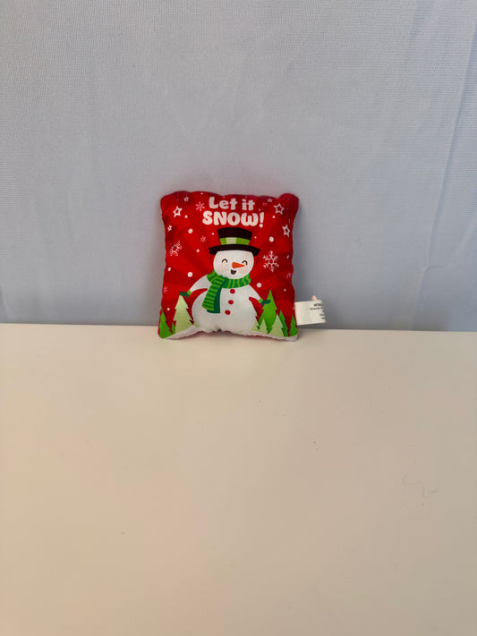 Peluche pour chat - Coussin rouge de noël