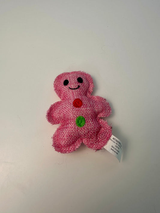 Peluche pour chat - Pain d'épice rose