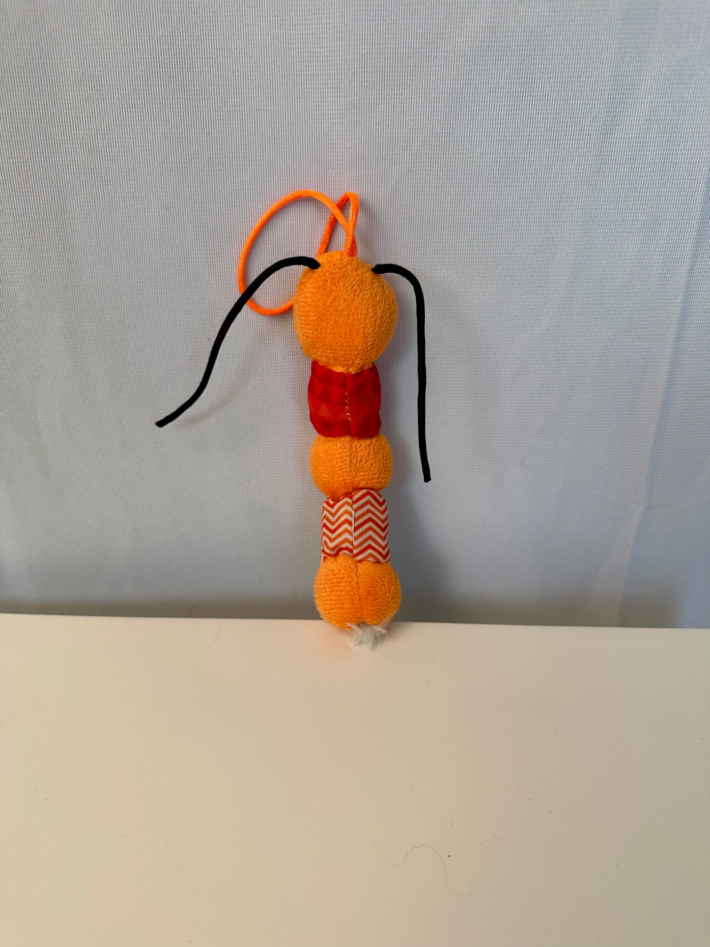 Peluche pour chat - Serpent orange