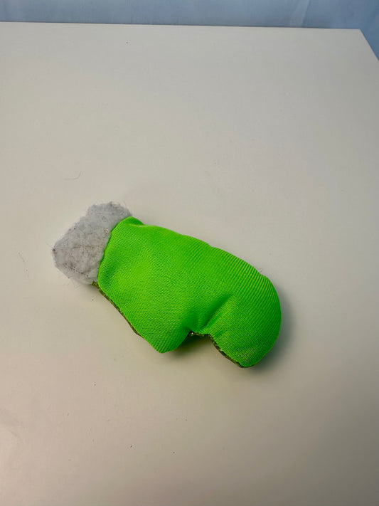 Peluche pour chat - Mitaine verte
